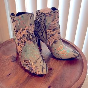 Brand New Embroidered Booties